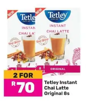 Game Tetley Instant Chai Latte Original 8s offer