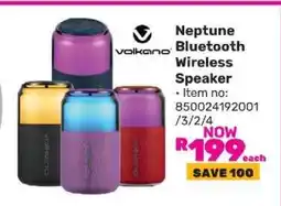 Game Neptune Bluetooth Wireless Speaker offer