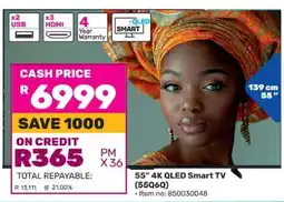 Game 55 4K QLED Smart TV (55Q6Q) offer