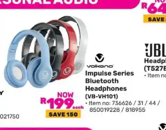 Game Volkano Impulse Series Bluetooth Headphones (VB-VH101) offer