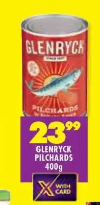 Shoprite GLENRYCK PILCHARDS 400g offer
