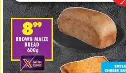 Shoprite BROWN MAIZE BREAD 600g offer