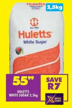 Shoprite Huletts White Sugar 2.5kg offer