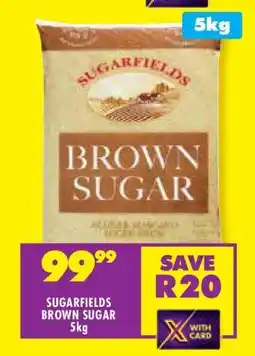 Shoprite SUGARFIELDS BROWN SUGAR 5kg offer