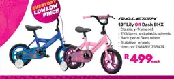 Game Raleigh 12” Lily OR Dash BMX offer