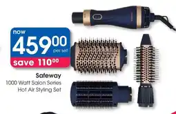 Clicks Safeway 1000 Watt Salon Series Hot Air Styling Set offer