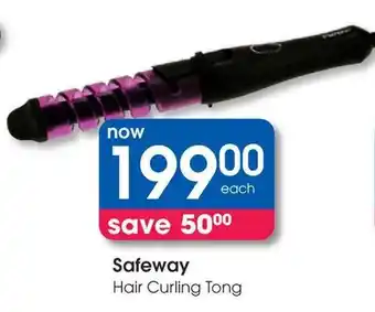 Clicks Safeway Hair Curling Tong offer