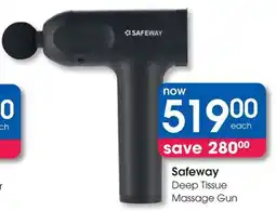 Clicks Safeway Deep Tissue Massage Gun offer