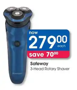 Clicks Safeway 3-Head Rotary Shaver offer