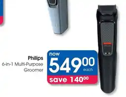 Clicks Philips 6-in-1 Multi-Purpose Groomer offer