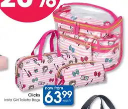 Clicks Clicks Insta Girl Toiletry Bags offer