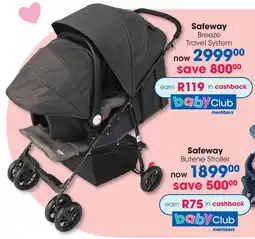 Clicks Safeway Breeze Travel System offer