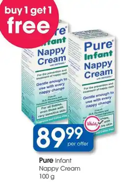 Clicks Pure Infant Nappy Cream offer