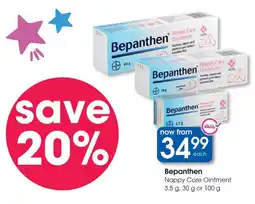 Clicks Bepanthen Nappy Care Ointment offer