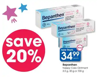 Clicks Bepanthen Nappy Care Ointment offer