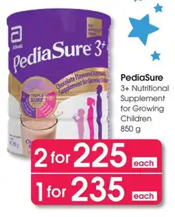 Clicks PediaSure 3+ Nutritional Supplement for Growing Children offer
