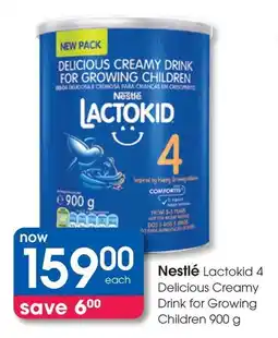 Clicks Nestlé Lactokid 4 Delicious Creamy Drink for Growing Children offer