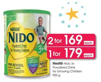 Clicks Nestlé Nido 3+ Powdered Drink for Growing Children offer