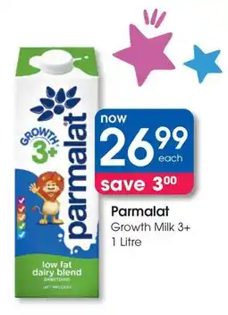 Clicks Parmalat Growth Milk 3+ offer
