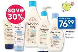 Clicks Aveeno Baby Toiletries offer