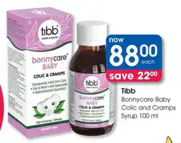 Clicks Tibb Bonnycare Baby Colic and Cramps Syrup offer