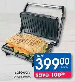 Clicks Safeway Panini Press offer