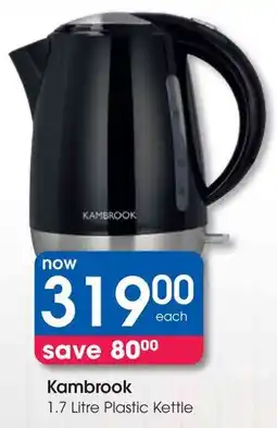 Clicks Kambrook Plastic Kettle offer