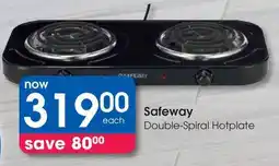 Clicks Safeway Double-Spiral Hotplate offer
