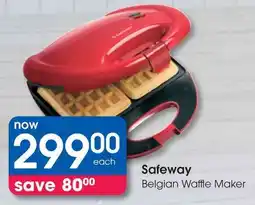 Clicks Safeway Belgian Waffle Maker offer