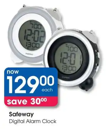 Clicks Safeway Digital Alarm Clock offer