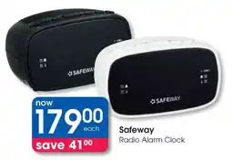 Clicks Safeway Radio Alarm Clock offer