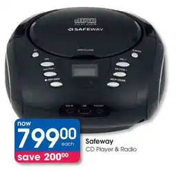 Clicks Safeway CD Player & Radio offer
