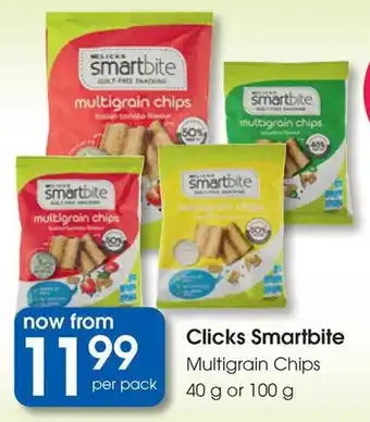 Clicks Clicks Smartbite Multigrain Chips offer