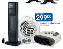 Clicks Safeway and Kambrook Fan Heaters offer