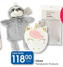 Clicks Clicks Therapeutic Products offer