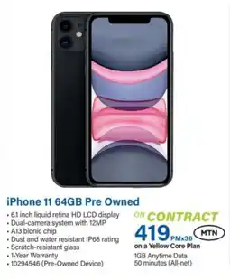 Incredible Connection iPhone 11 64GB Pre Owned offer