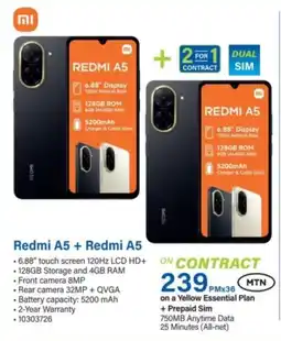 Incredible Connection Redmi A5 + Redmi A5 offer