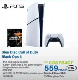 Incredible Connection PS5 Slim Disc Call of Duty Black Ops 6 offer