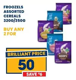Econo Foods Froozels assorted cereals offer