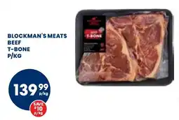 Econo Foods Blockman's meats t-bone offer