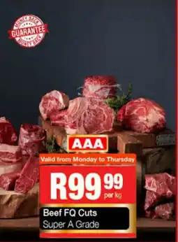 Take 'n Pay Beef FQ Cuts Super A Grade offer