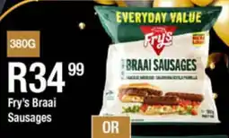 Take 'n Pay Fry's Braai Sausages offer
