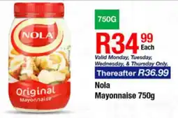 Take 'n Pay Nola Mayonnaise offer