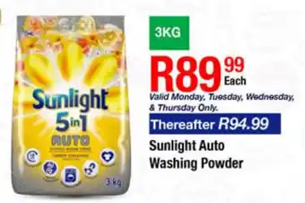 Take 'n Pay Sunlight Auto Washing Powder offer