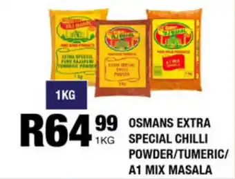 Take 'n Pay Osmans extra special chilli powder/ tumeric/ a1 mix masala offer