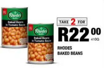 Take 'n Pay Rhodes Baked Beans offer