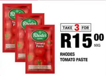 Take 'n Pay Rhodes Tomato Paste offer