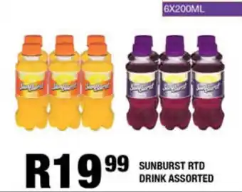 Take 'n Pay Sunburst rtd drink assorted offer