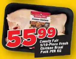 OK Grocer County Fair Fresh Chicken Braai Pack offer