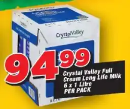 OK Grocer Crystal Valley Full Cream Long Life Milk offer
